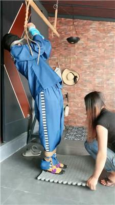 【圈养基地】各种刑具吊绑囚禁虐废 JS240819-14