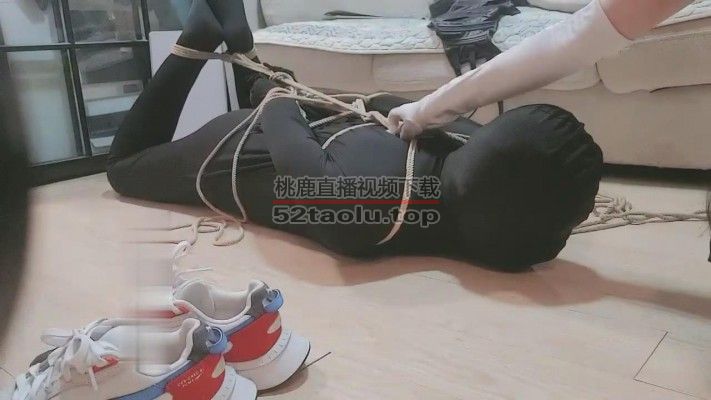 【螃蟹学姐】五花大绑囚禁废物狗/袜子塞嘴  bf29674