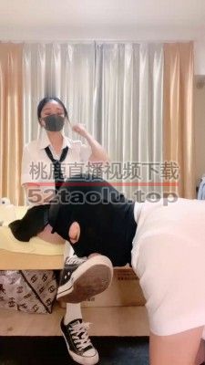 【小妮】气味羞辱-帆布鞋过膝白袜 bf31516