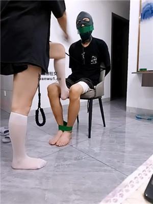 【英英】胶带捆绑封嘴/白丝诱惑玩虐 JS240816-5