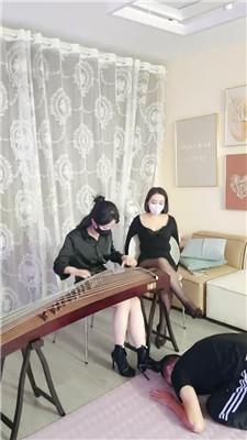 【琴月】3S-边练古筝边玩虐贱奴【双视角版】 bf46184