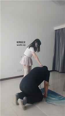 【林十七】双S-骑马狗爬/舔闻脏鞋白丝 JS241103-20