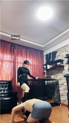 【冷颜】囚禁狗笼彻底犬化 JS241118-16