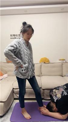 【埋汰】把贱奴当做瑜伽垫 JS241122-6