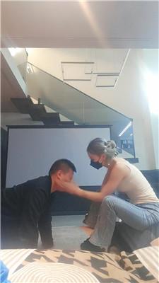 【诗琪】双奴踩踏-舔不好鞋袜就鞭打惩罚 JS241122-41