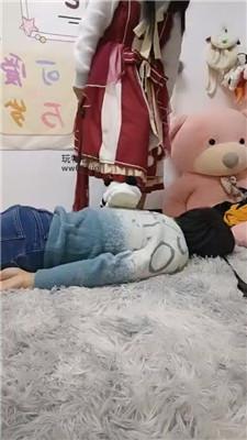 【广西木木sama】洛丽塔S-毛拖鞋全体重踩踏 JS241203-22