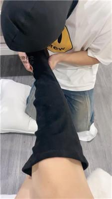 【沐沐大大】赏赐圣水-长靴捂了一天的脚舔 JS241205-28