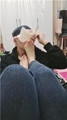 【丫Y】白棉袜玉足恋足狂舔 JS241210-44