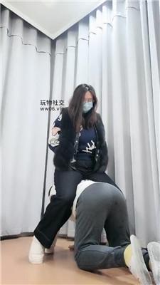 【拽拽】雪地靴臭棉袜气味辱/骑马鞭打 JS250112-34