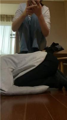 【白兔】黑白棉袜气味辱 bf50296