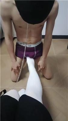 【琪琪主人】白丝诱惑脚下奴隶 JS250218-32