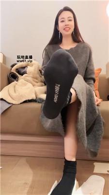 【小格】原味黑棉袜气味辱 JS250307-22