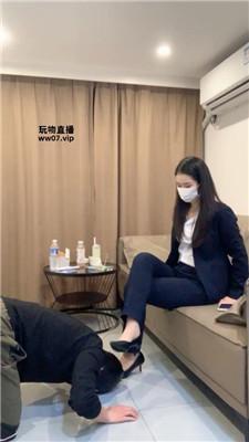 【珍妮】白领S-骑马狗爬/舔高跟脏鞋【完整版】 JS250312-12