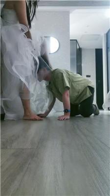 【璃茉】婚纱小主胯下绿帽奴 JS250323-28