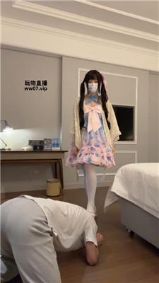 【六六】cos洛丽塔S-皮鞋白丝诱惑虐 bf52345