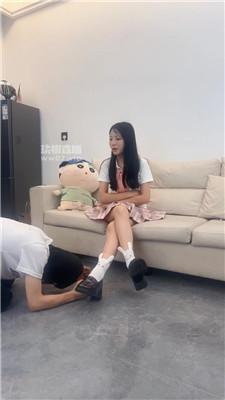 【白鹭】可爱白袜脚羞辱贱奴 bf55303