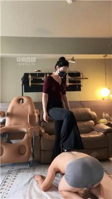 【芮秋】高跟黑丝踩地毯奴 JS251019-12