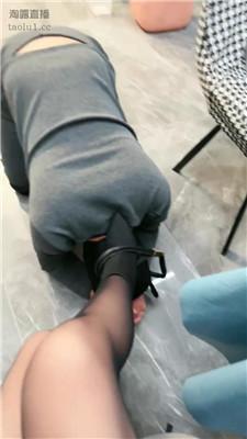 【洛一】高跟+长靴踩脚垫奴【完整版】 JS251216-11