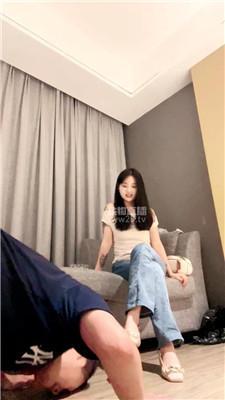 【香芋朱朱】牛仔裤女神玩贱奴 bf61233